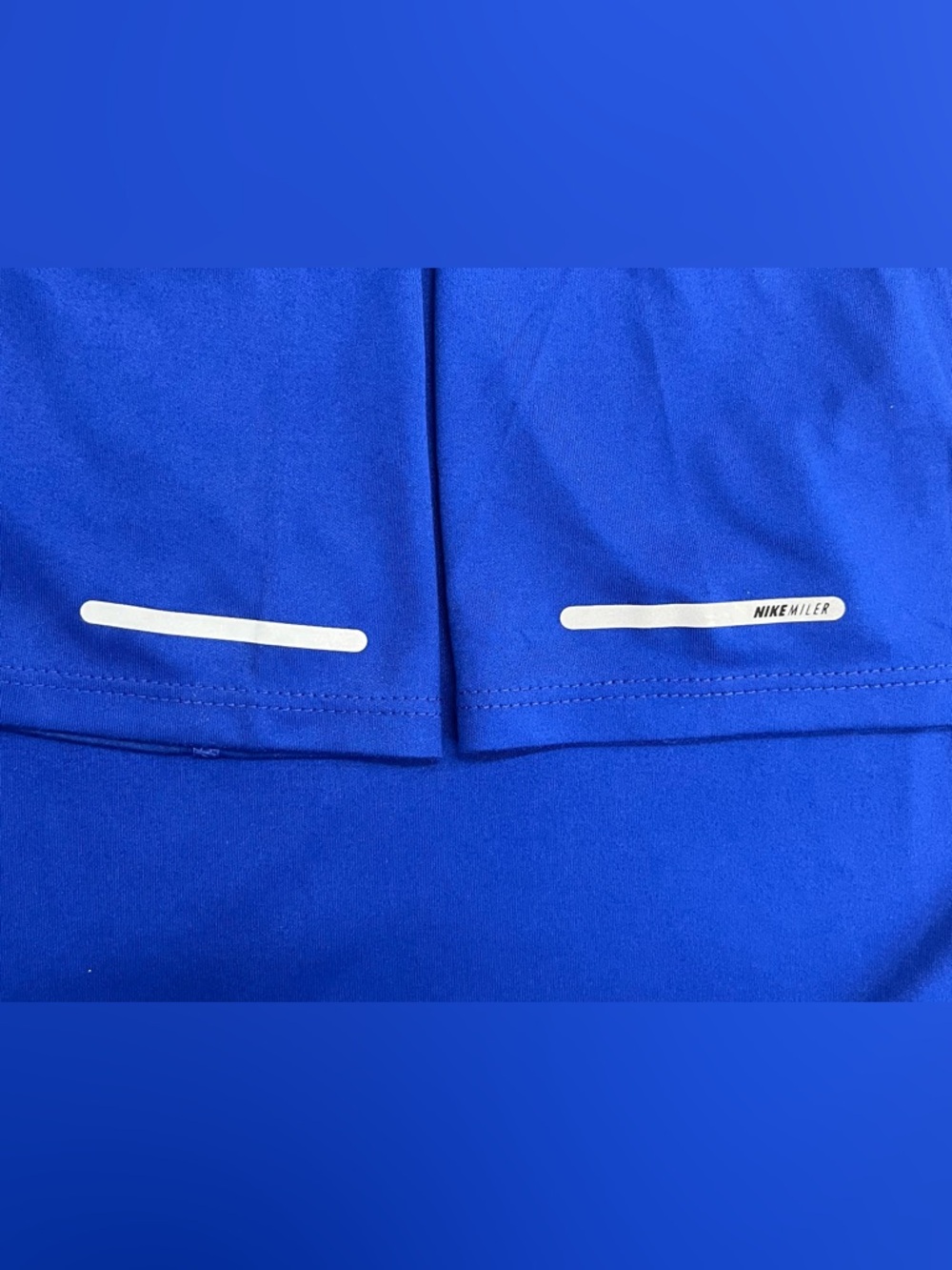 ⛹🏽‍♂️ Nike Miler Crewneck Short Sleeve Dri-FIT Shirt~Men’s Sz Lg~Royal Blue - Picture 4 of 11